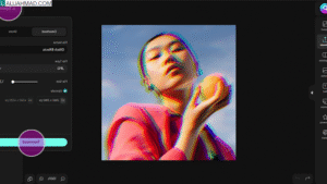 cara membuat efek glitch di PicsArt