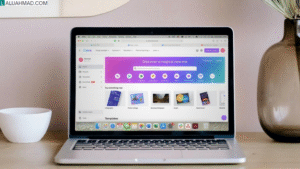 cara membuat twibbon transparan di Canva
